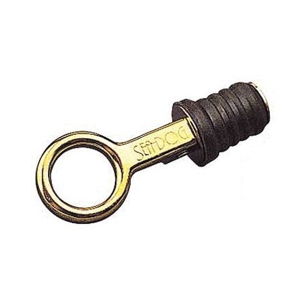 Sea-Dog Brass Snap Handle Drain Plug, No 520070-1 520070-1